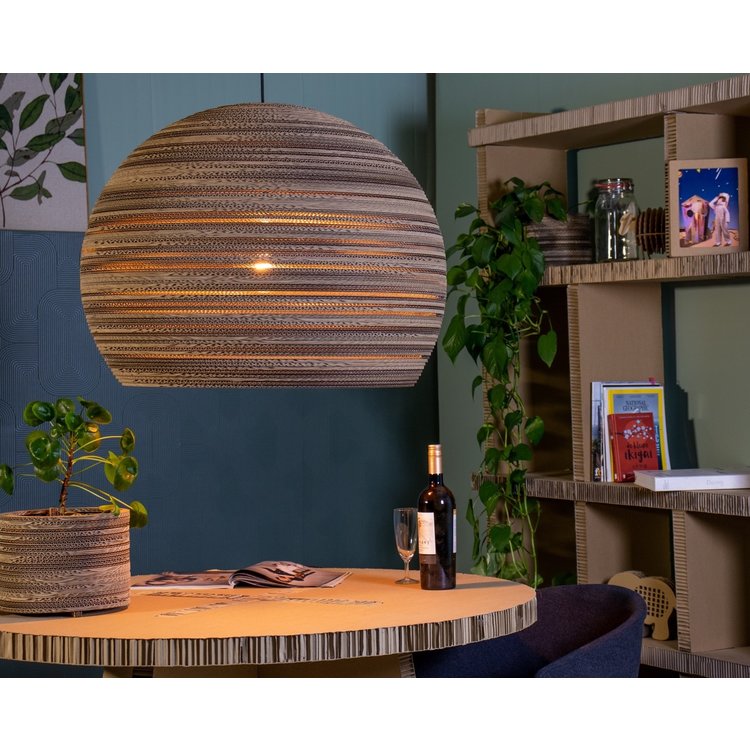 Kartonnen Hanglamp XL Grote hanglamp van KarTent webshop