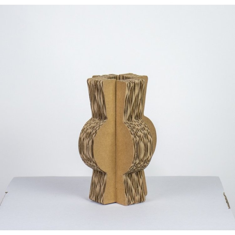 KarTent Cardboard dried flower vase Loïs