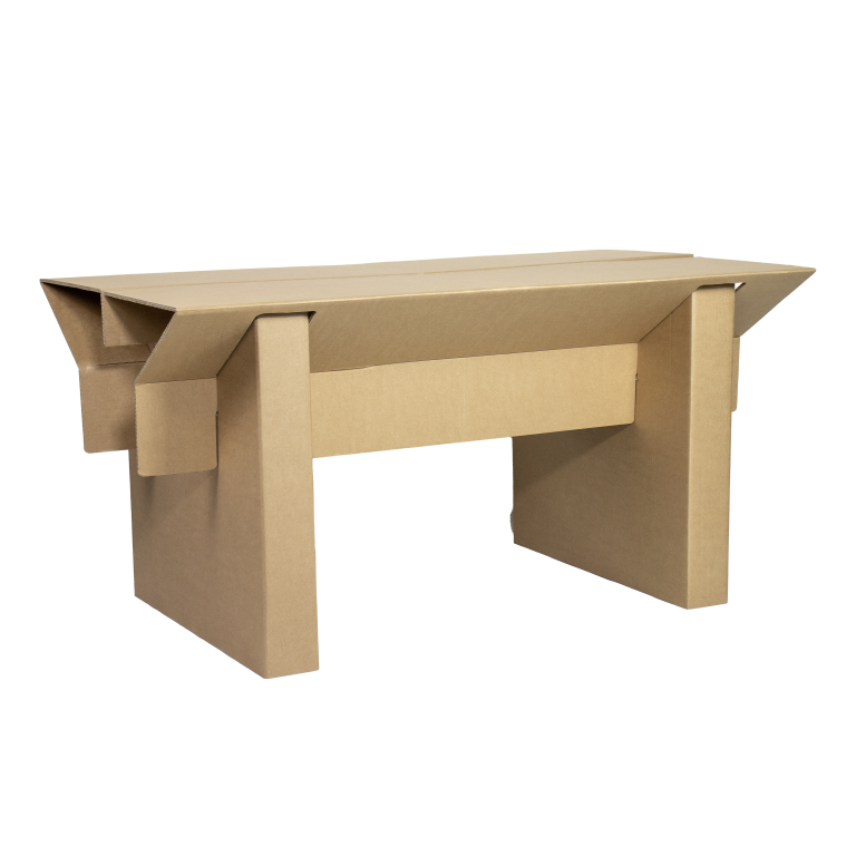 Foldable Table made from Cardboard Cardboard Fold Table KarTent