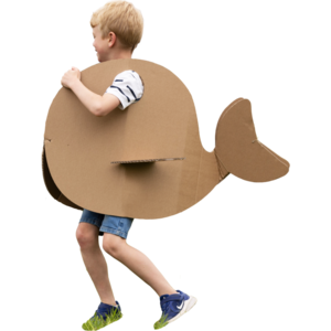 KarTent NL Cardboard Whale Costume