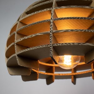 KarTent UK Cardboard Gelsenkirchen lamp