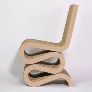 KarTent Cardboard wavy chair