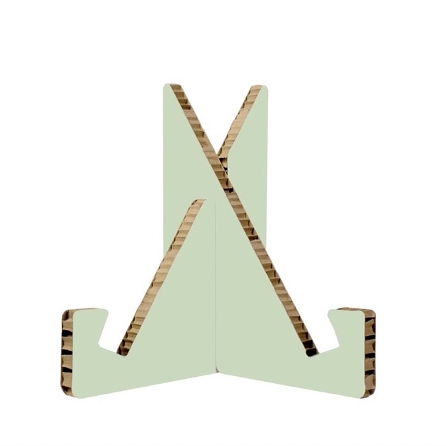 Cardboard printed book stand KarTent