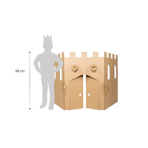 KarTent UK Cardboard play castle wall