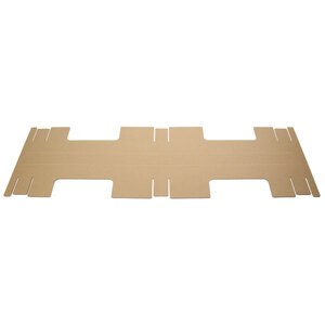 KarTent Cardboard parts arch bed