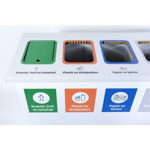 KarTent Cardboard eco bin four compartments
