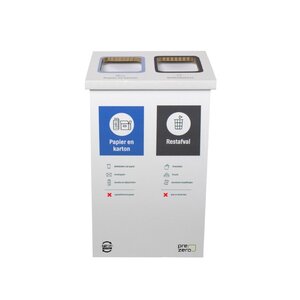 KarTent Eco Bin Zwei Fächer aus Karton