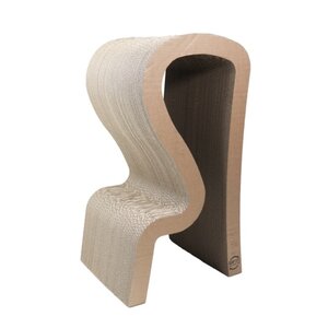 KarTent Cardboard wavy bar stool