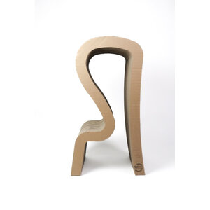KarTent Cardboard wavy bar stool