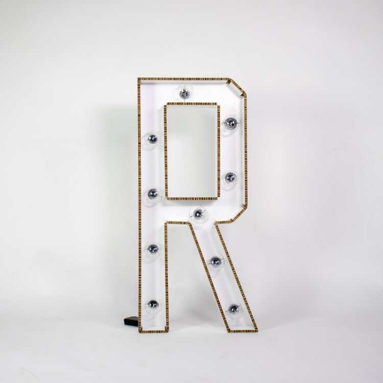 Cardboard Letters and Numbers  Decoration letters - KarTent webshop