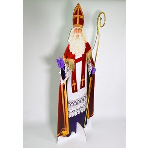 KarTent Kartonnen bedrukt Sinterklaas figuur