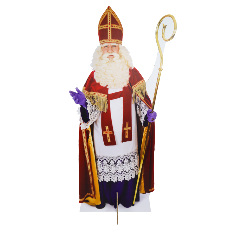KarTent Bedruckte Sinterklaas-Figur aus Karton