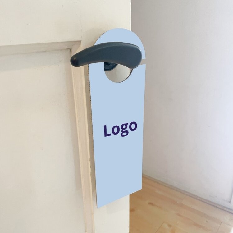 Cardboard printed door hangers KarTent