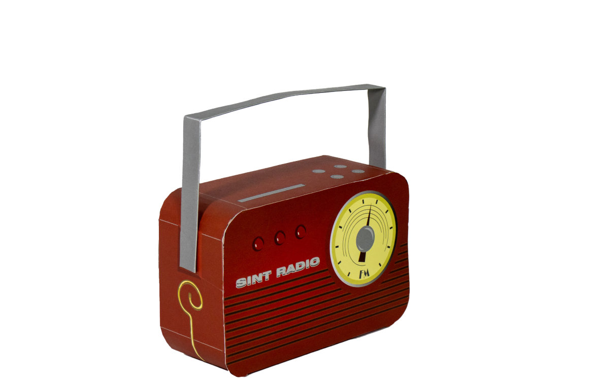 Paper Retro Radio Surprise - KarTent