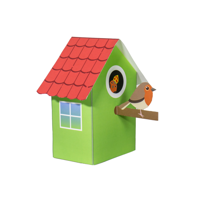KarTent NL Paper birdhouse craft