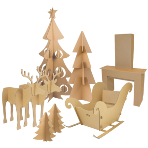 KarTent UK Cardboard Christmas holidays package