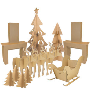 KarTent UK Cardboard Christmas holidays package