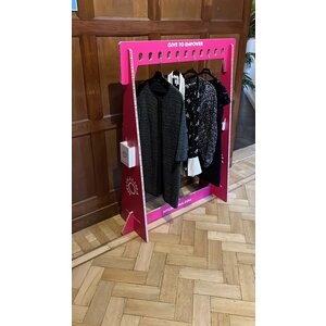 KarTent Cardboard printed clothes rack