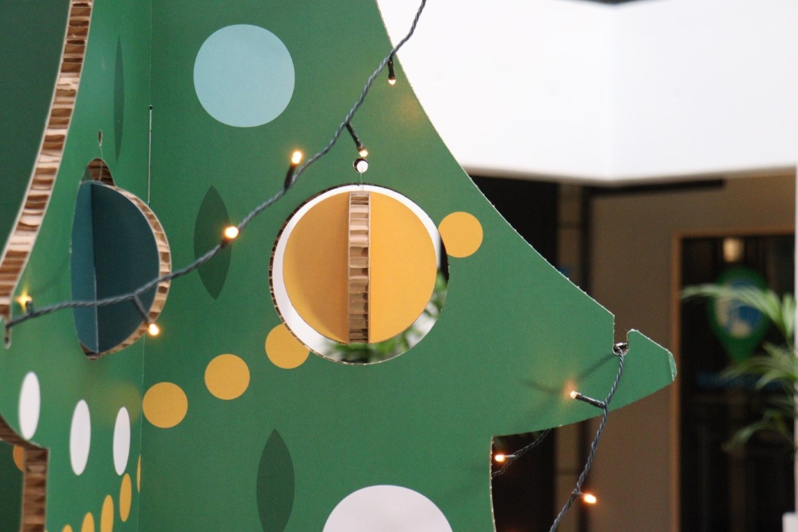 Wish Cardboard Christmas Tree  Easy to assemble and store - KarTent webshop