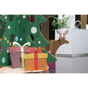 KarTent Cardboard printed Christmas tree