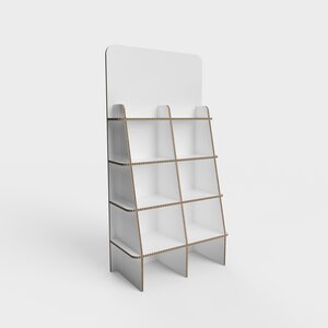 KarTent Cardboard printed shelf display