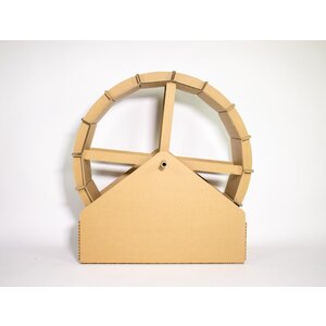 KarTent Cardboard cat walking wheel