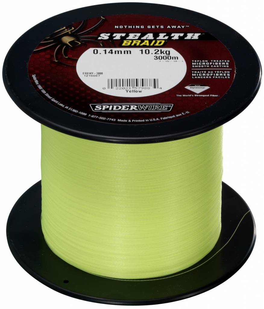 SpiderWire SpiderWire Stealth Yellow Dyneema Gevlochten Lijn