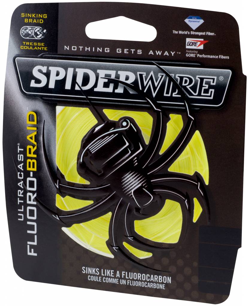 SpiderWire SpiderWire Ultracast Fluorobraid Yellow Dyneema Gevlochten Lijn