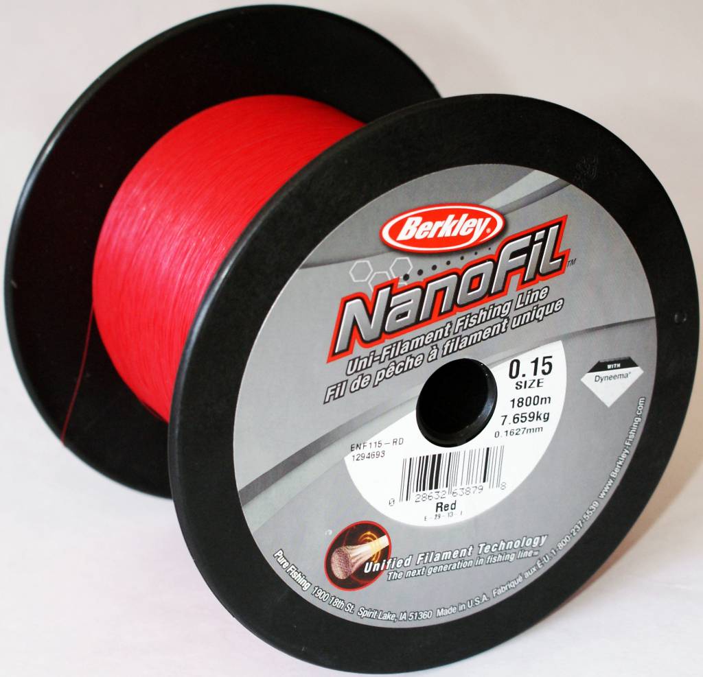 Berkley Berkley NanoFil Red Dyneema Vislijn