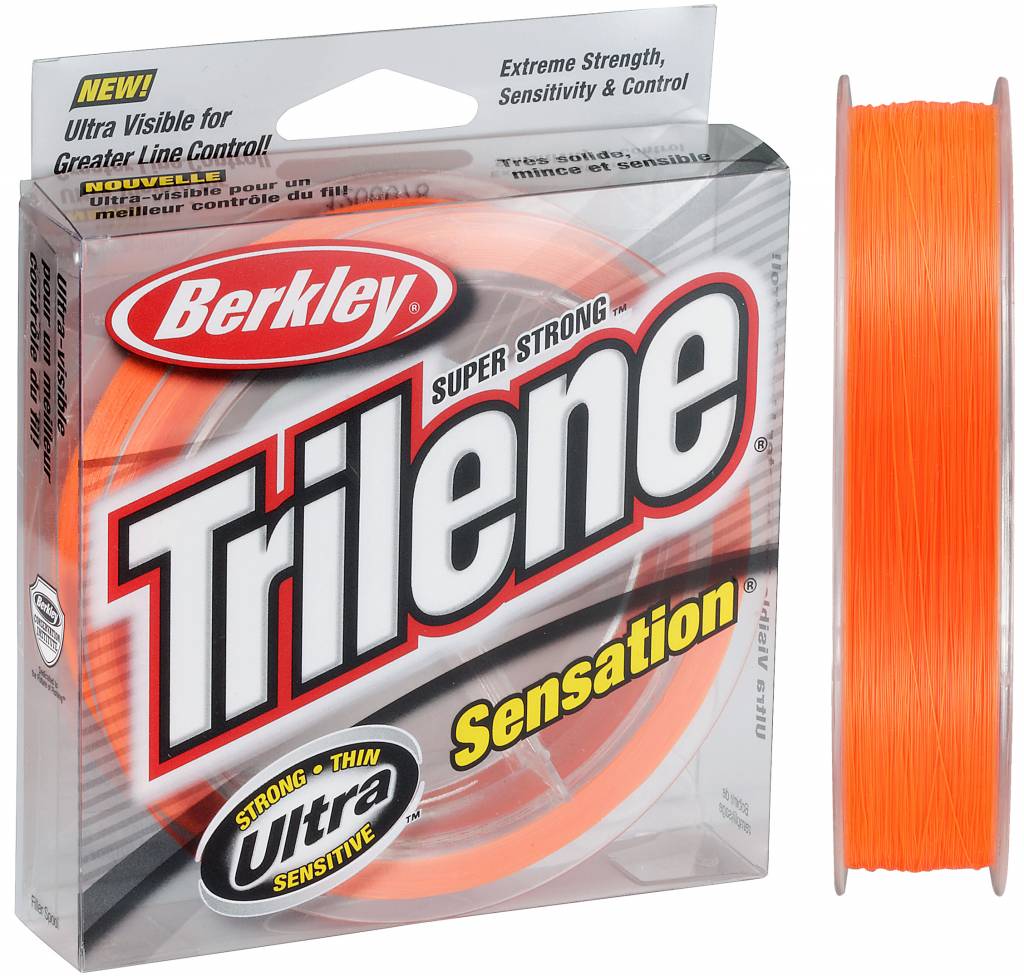 Berkley Berkley Trilene Sensation Blaze Orange Nylon Visdraad