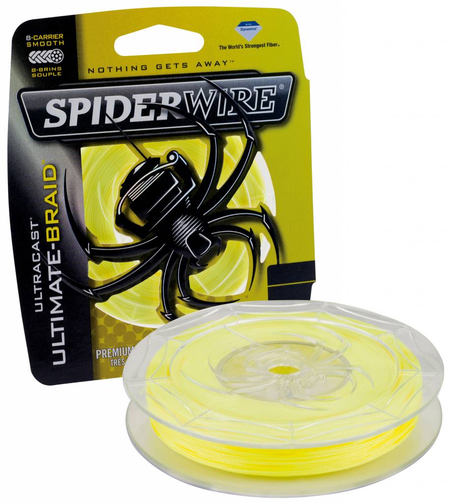 SpiderWire SpiderWire Ultracast 8 Carrier Braid Yellow Dyneema Gevlochten Lijn