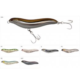 Lot of 8 New & Different Sebile Bonga Minnow 95mm Topwater Fishing Lures