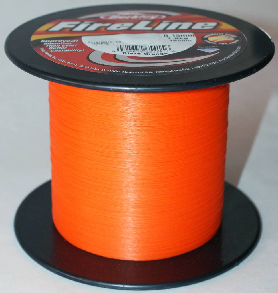 Berkley Berkley FireLine Blaze Orange Dyneema Gevlochten Lijn