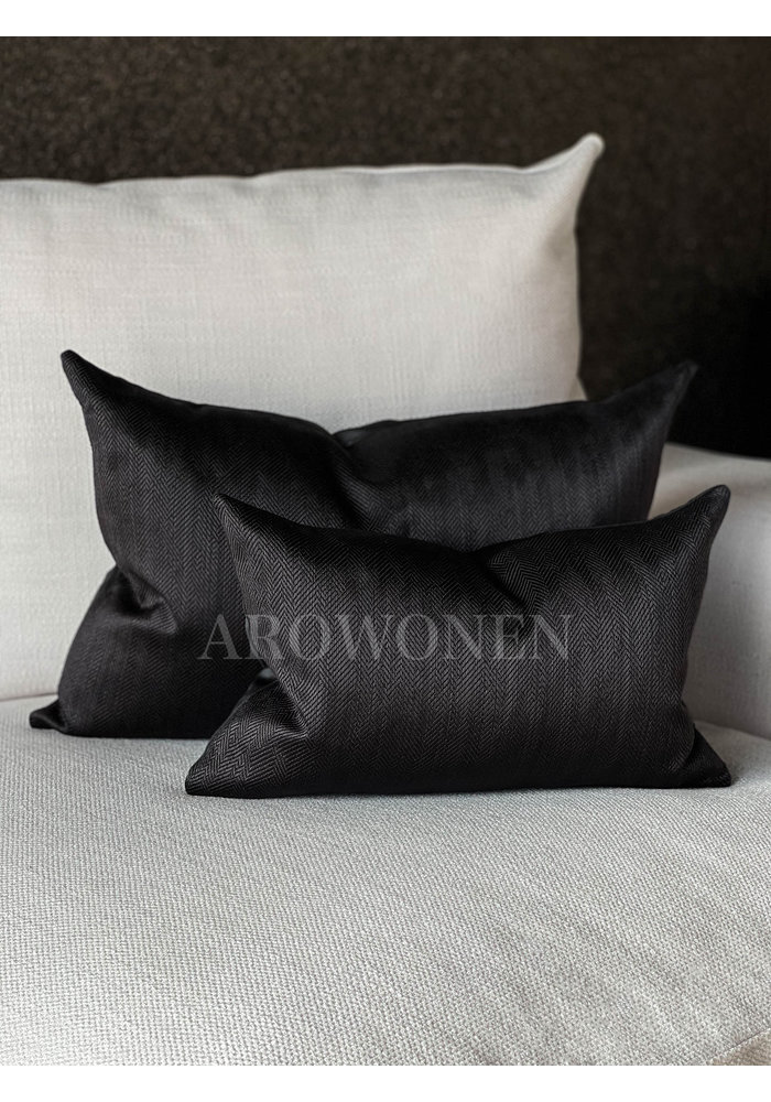 Decorative Cushion -  Ambrosia - Black Ink