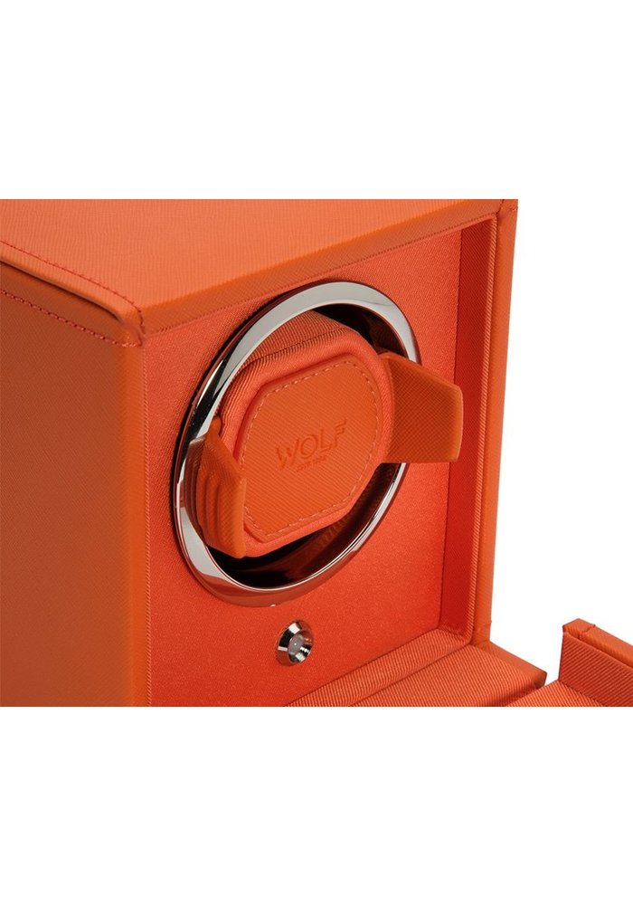 CUB WATCH WINDER WITH COVER - ORANGE