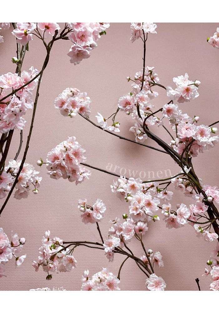 Blossom branch - Delia - Pink - 127 cm