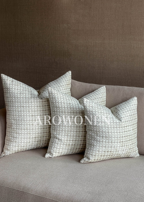 FERIRE Decorative Cushion - Woovery - Dover White