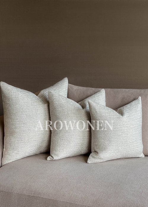 Decorative Cushion -Cornelius - Almond Blanc