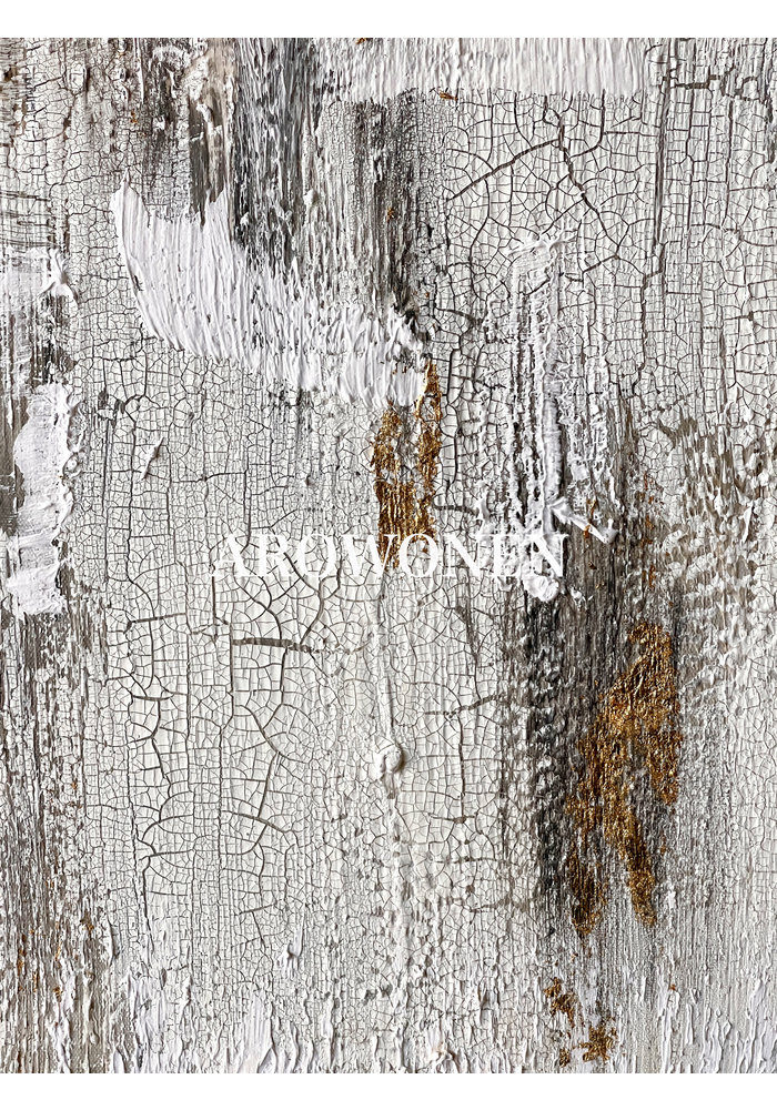 Art  Toile - Layers - Gold/White 180x130cm