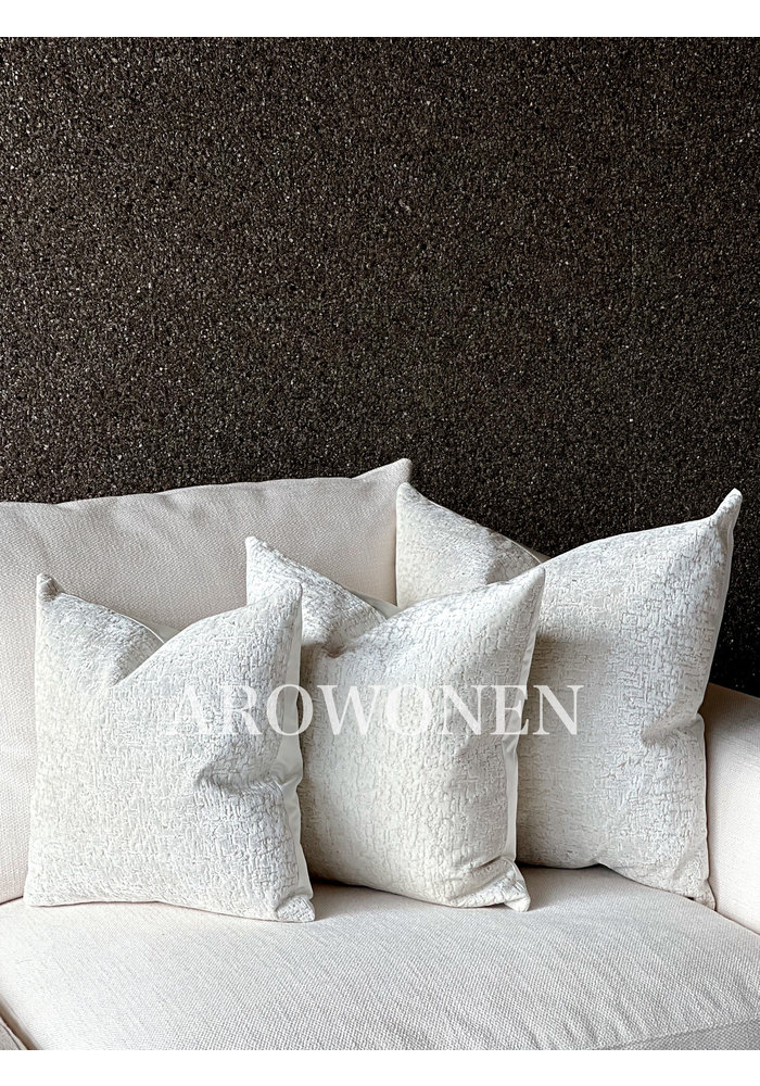 Decorative Cushion -  Zephyr - White Frost