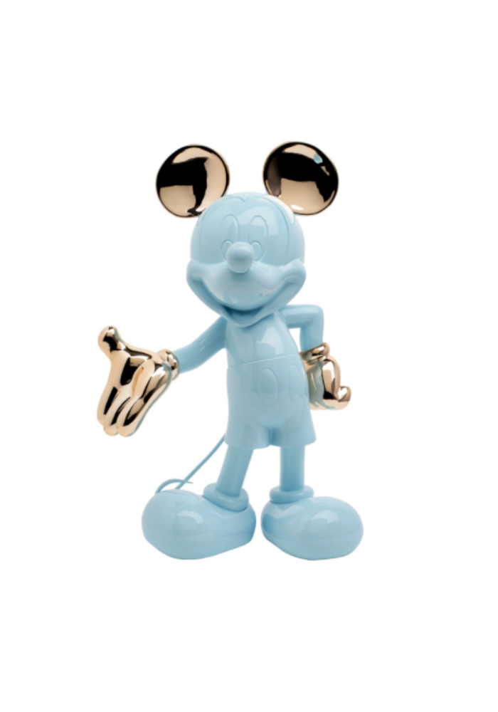 Mickey Mouse - Baby Blue Gold - H 30 x B 20 cm