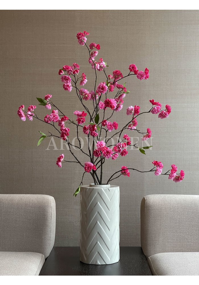 Blossom branch - Celine - Pink - 121 cm