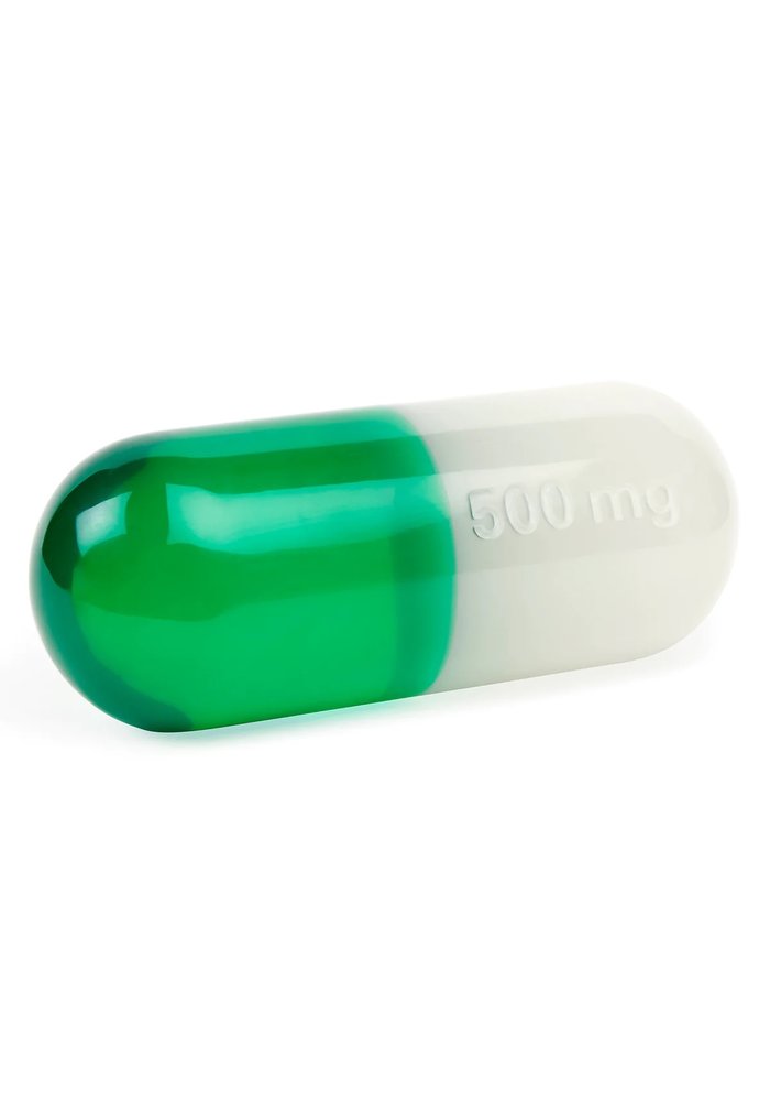 Acrylic Pill Green - Grande