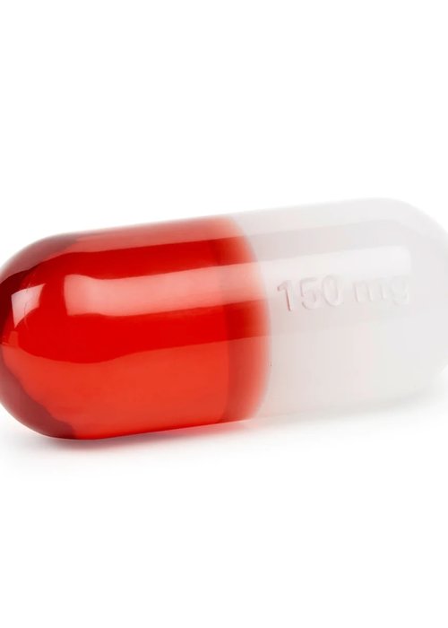 Acrylic Pill Red - Small