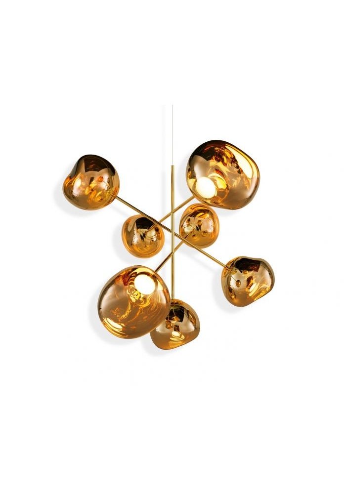 Chandelier - Melt LED -  Gold Large