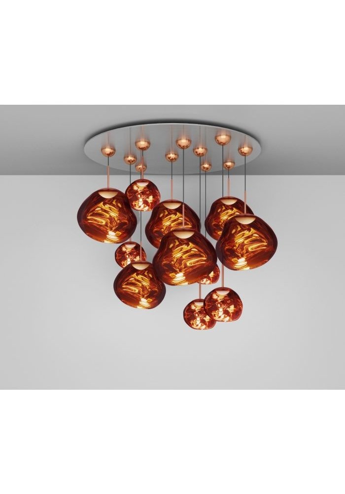 Chandelier - Melt LED -  Mega Pendant System - Copper