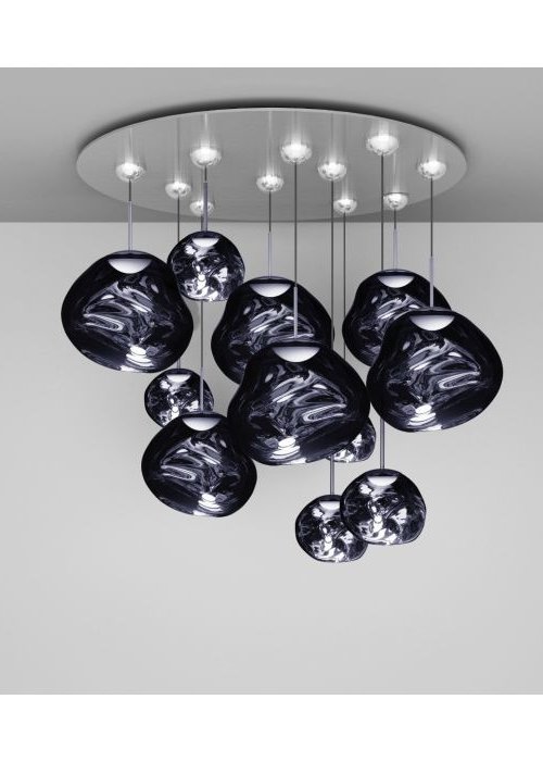 Tom Dixon - Chandelier - Melt LED -  Mega Pendant System - Smoke