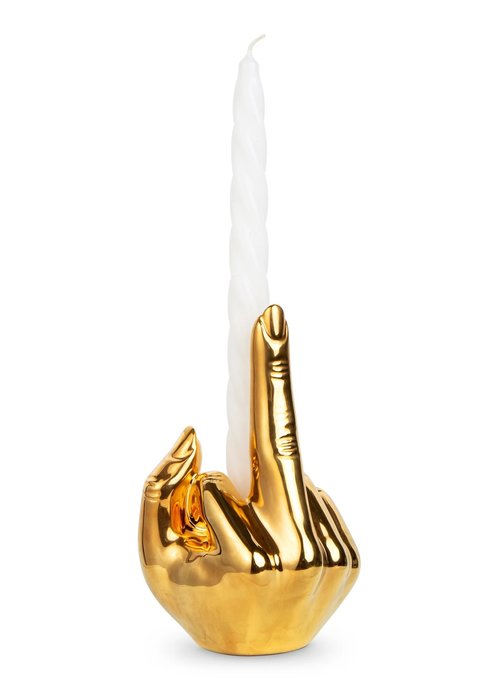 ANISSA KERMICHE -  Object - Candlestick - Gold