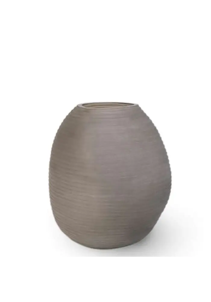 Vase Patara - Smokey Grey - Round