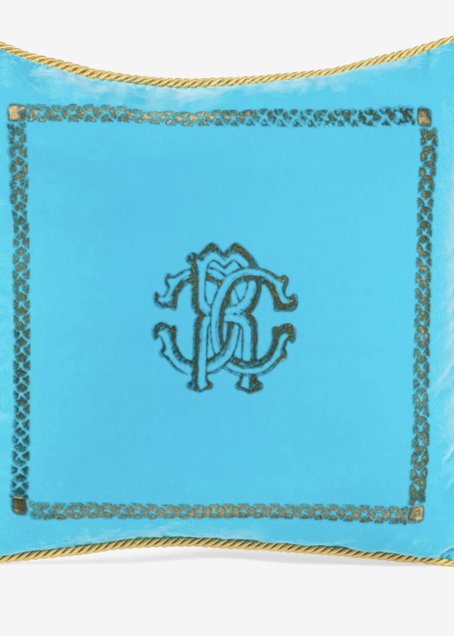 Roberto Cavalli - Venezia Reversible Cushion - 40x40cm - Turquoise